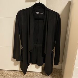Zara Black Suede Jacket